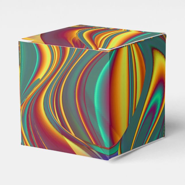 Caixinha De Lembrancinhas Mágica de Flores de Outono de primavera Verão (Frente)