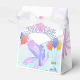 Caixinha De Lembrancinhas Magical Mermaid Birthday Invitation Card