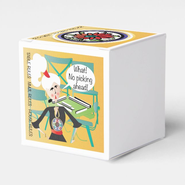 Caixinha De Lembrancinhas Mah Jongg Sayings Picting Ahead (Frente)