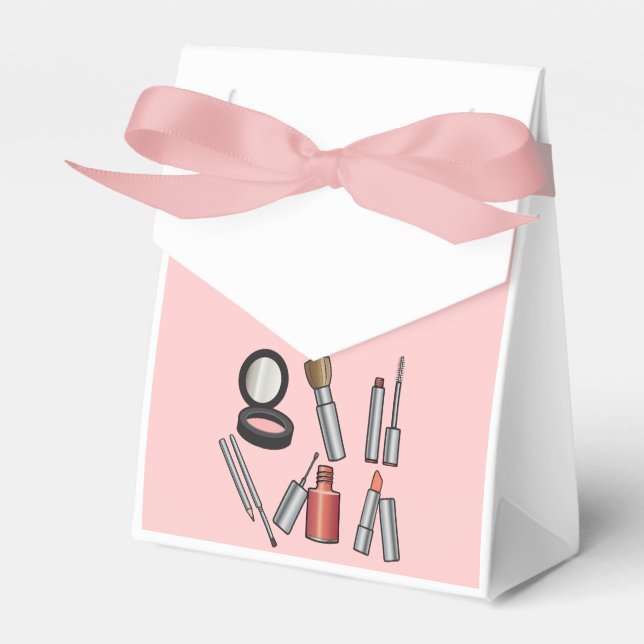 Caixinha De Lembrancinhas Makeup Party Goody Bag (Frente)
