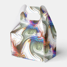 Malhagem espiral verde com tonalidade metálica opa