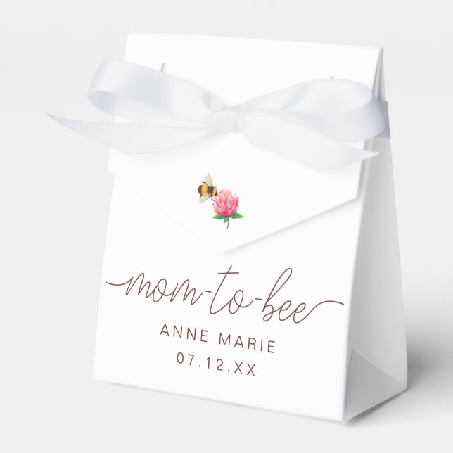 Caixinha De Lembrancinhas Mamãe-Bee, Abelha-Bumble Pensada (Frente)