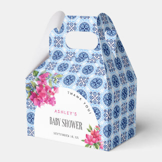 Caixinha De Lembrancinhas Mamma Mia Floral Mediterranean Italian Baby Shower