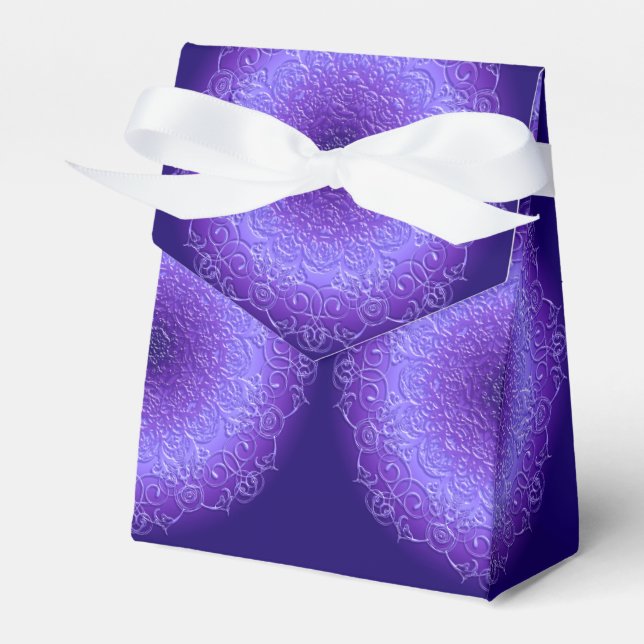 Caixinha De Lembrancinhas Mandala floral étnica. (Frente)