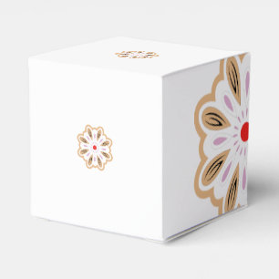 Caixinha De Lembrancinhas Mandala Flower Art Impressão Boho Decor