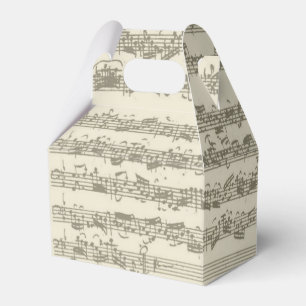 Caixinha De Lembrancinhas Manuscrito da música da série do violoncelo de