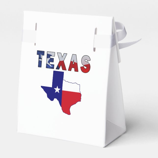 Caixinha De Lembrancinhas Mapa de Sinalizador com Texas (Verso)