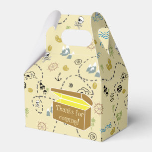 Caixinha De Lembrancinhas Mapa do tesouro e Obrigados do tórax para o futuro