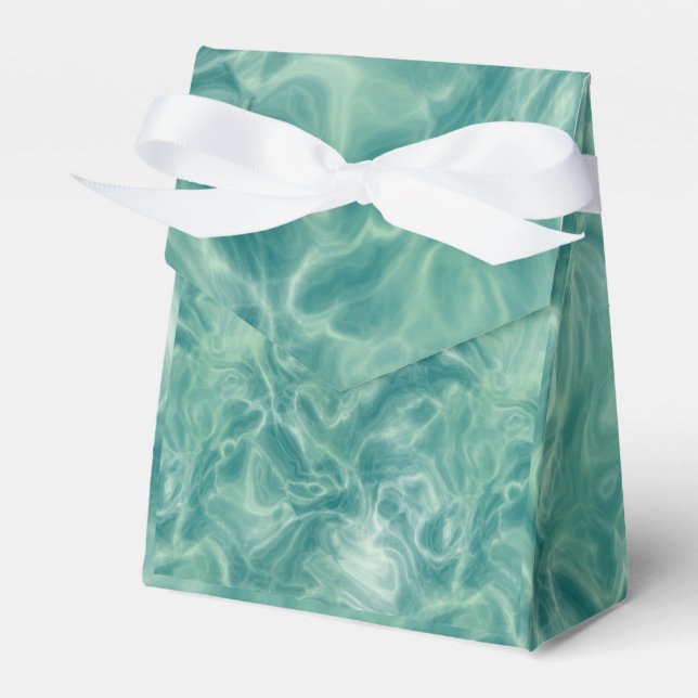 Caixinha De Lembrancinhas Marble Verde (Frente)