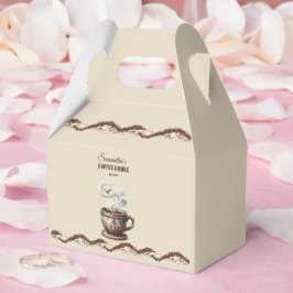 Caixinha De Lembrancinhas Marca Personalizada do Café Costeiro