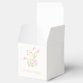 Caixinha De Lembrancinhas Marfim | Wildflower Welcome | Obrigado Casamento