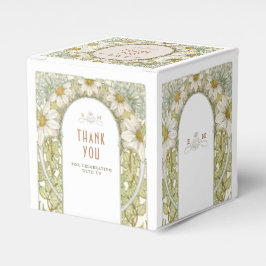 Caixinha De Lembrancinhas Marguerite Daisy Delicado Art Nouveau Mucha