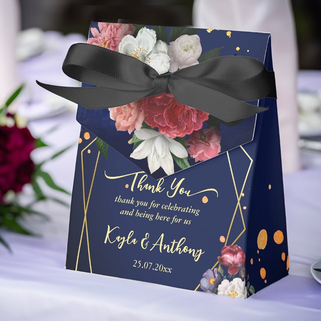 Caixinha De Lembrancinhas Marinho azul burgundy rosa costume de casamento (Navy blue burgundy roses wedding favors personalized favor box  elegant favor box)