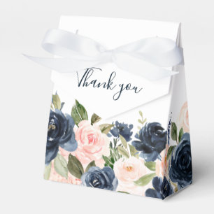 Caixinha De Lembrancinhas Marinho Blue Blush Rose Boho Casamento