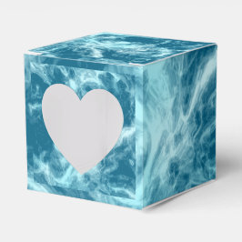 Caixinha De Lembrancinhas Mármore de água azul