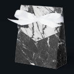 Caixinha De Lembrancinhas Mármore Preto e Branco Moderno Glamouroso Festa<br><div class="desc">caixas de presente personalizadas</div>