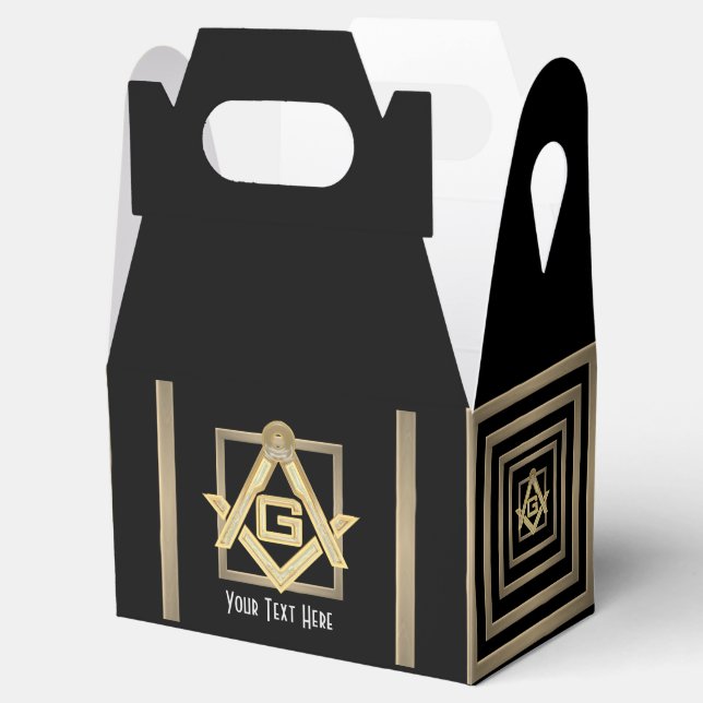 Caixinha De Lembrancinhas Masonic Ouro Rush (Aberto)