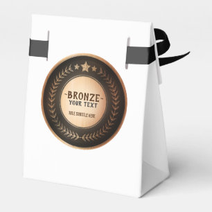 Caixinha De Lembrancinhas MEDALHA PERSONALIZADA DIY Bronze ADICIONE SEU LOGO