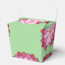 Medalhão Verde-Asiático Pastel Rosa Floral