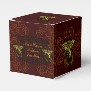 Caixinha De Lembrancinhas Mehndi Ganesha (vermelho)