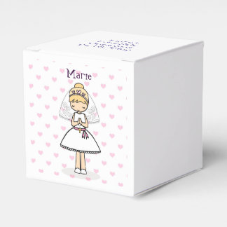 Caixinha De Lembrancinhas Menina Personalizada do Primeiro Dia da Comunhão