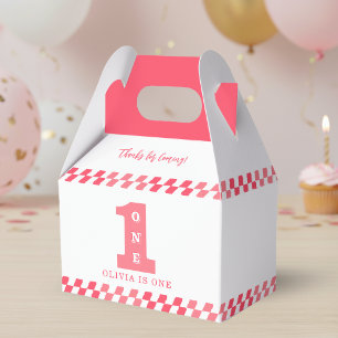 Caixinha De Lembrancinhas Meninas de primeiro aniversario Rosa Um