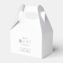 Merry Christmas Café Branding Seasonal Coffee Shop