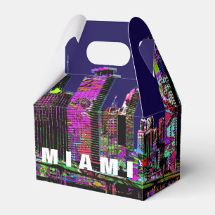 Caixinha De Lembrancinhas Miami, Flórida em grafite
