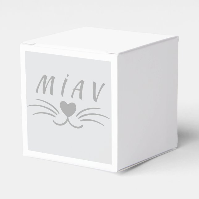 Caixinha De Lembrancinhas MIAV | Amantes de Animais (Frente)
