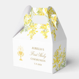 Caixinha De Lembrancinhas Mimosa First Communion Gable