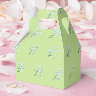 Caixinha De Lembrancinhas Minimalista Fofo Flor de Margarida da Primavera