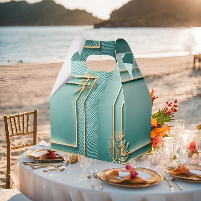 Caixinha De Lembrancinhas Minimalista tropical (Criador carregado)