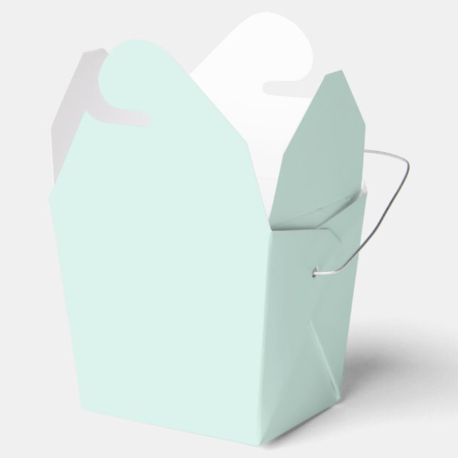 Caixinha De Lembrancinhas Mint Cloud (Aberto)