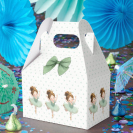 Caixinha De Lembrancinhas Mint Green Little Princess Ball Favor Box