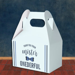 Caixinha De Lembrancinhas Mister OnewonArco Tie primeiro aniversario