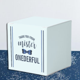 Caixinha De Lembrancinhas Mister OnewonArco Tie primeiro aniversario