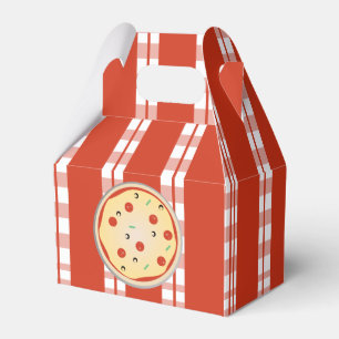 Caixinha De Lembrancinhas Mistura de Torta de Pizza para Festa de Pizza List