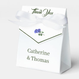 Caixinha De Lembrancinhas Misty Blue & Green Favor Boxes