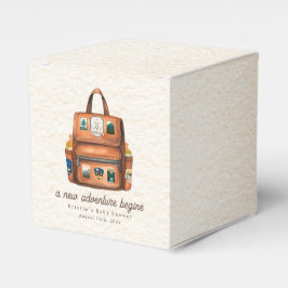 Caixinha De Lembrancinhas Mochila de Aventura + Chá de fraldas de Garrafas