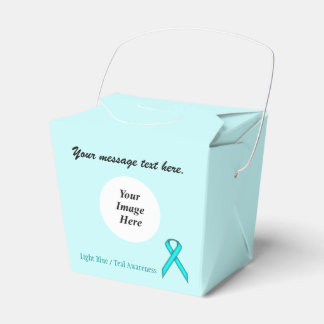 Caixinha De Lembrancinhas Modelo da Faixa Azul/Teal Padrão por K Yoncich