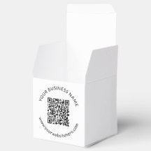 Modelo de código QR carregado com texto editável