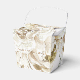 Caixinha De Lembrancinhas Moderna Minimalista Peonie Floral