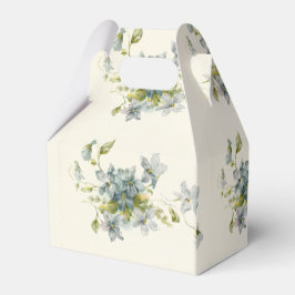 Caixinha De Lembrancinhas Moldes Florais Blue Vintage Comemorações Multiesti