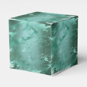 Caixinha De Lembrancinhas Molten Jade   Emerald Green Luxury Marble