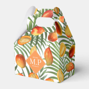 Caixinha De Lembrancinhas Monograma da Fruta de Verão Vintage Mango & Greene