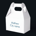 Caixinha De Lembrancinhas monograma simples de letra inicial adicione o nome<br><div class="desc">projeto</div>