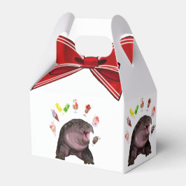 Caixinha De Lembrancinhas Moo Deng Hippo