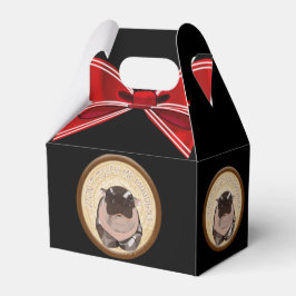 Caixinha De Lembrancinhas Moo Deng Hippo