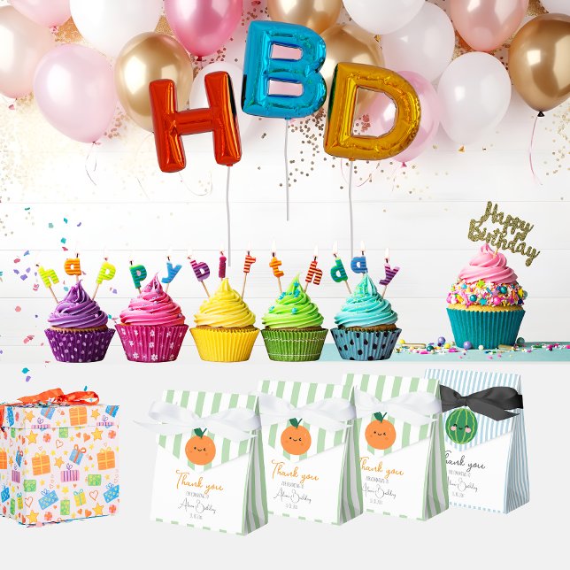 Caixinha De Lembrancinhas Muito obrigado, sorridente e sorridente, laranja V (Criador carregado)