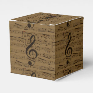 Caixinha De Lembrancinhas Musical Treble Clef sheet